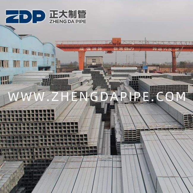 20X20 300X300 GI Rechteckiges Stahlrohr