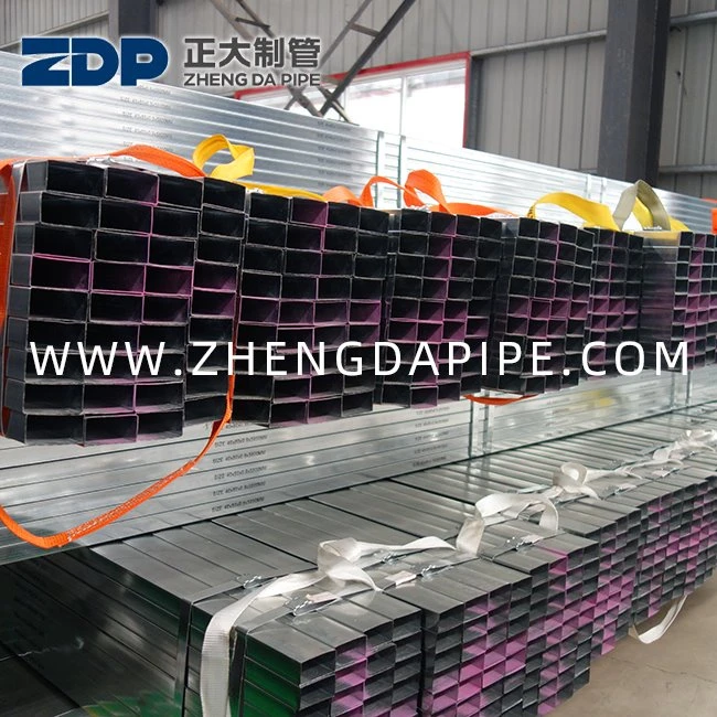 20X40 200X400 Pre Galvanzied Rechteckrohr