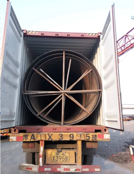 SSAW-Spiralschweißrohr aus Flussstahl mit großem Durchmesser von 64 Zoll für Öl/Erdöl