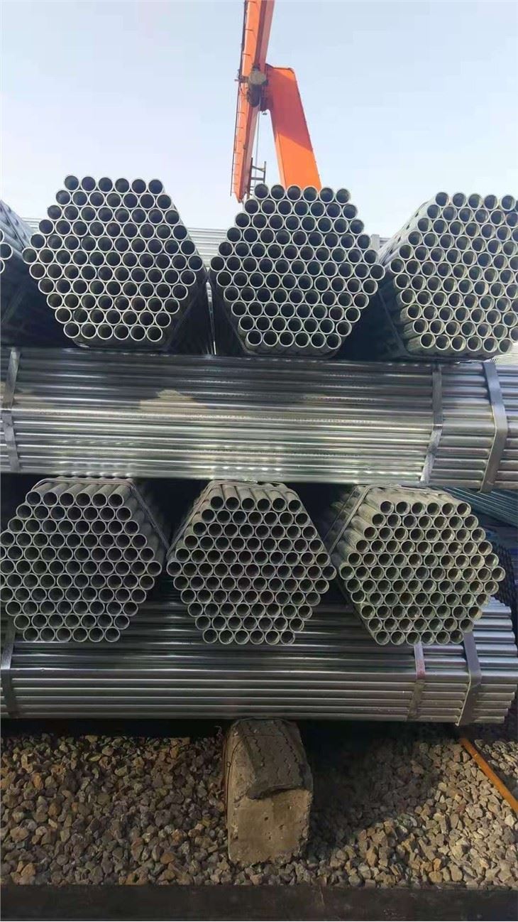 BS 1387/ASTM A53 Black Galvanized Structure Steel Pipe