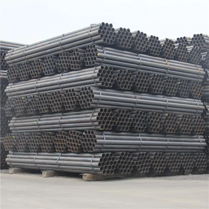 ERW Iron Pipe 6 Meter Welded Steel Pipe Round Erw Black Carbon Steel Pipe